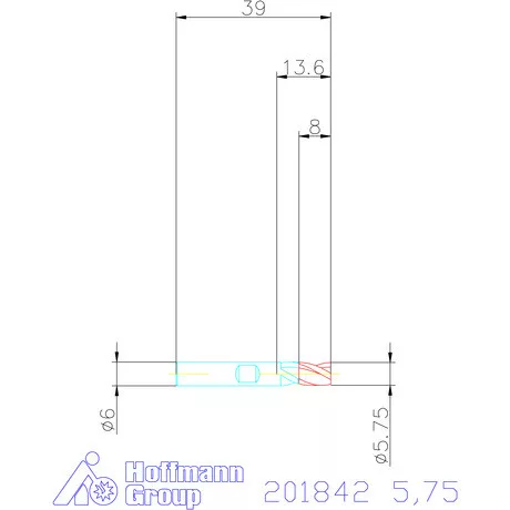 Holex VHM mini-maró 5,75 mm