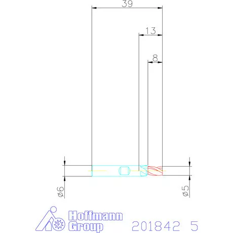 Holex VHM mini-maró 5 mm