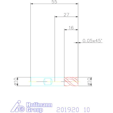 Holex VHM mini-maró 10 mm