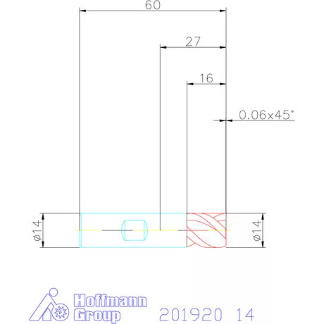 Holex VHM mini-maró 14 mm