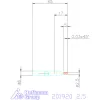 Holex VHM mini-maró 2,5 mm