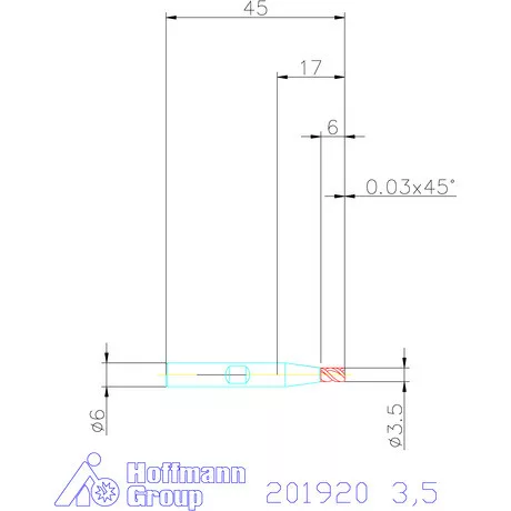 Holex VHM mini-maró 3,5 mm