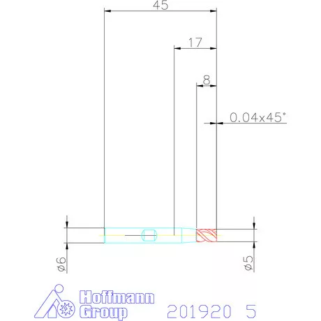 Holex VHM mini-maró 5 mm