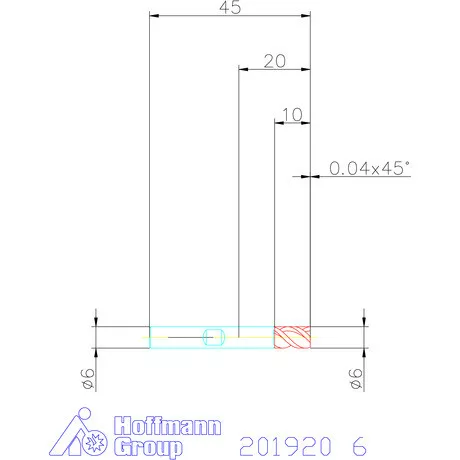 Holex VHM mini-maró 6 mm