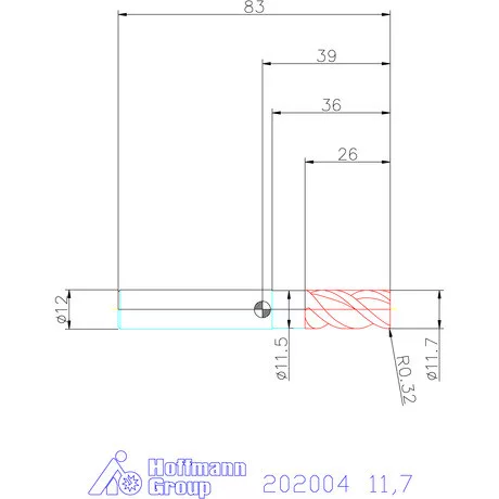 Garant Garant Master Alu PickPocket VHM nagyoló maró HPC 11,7 mm