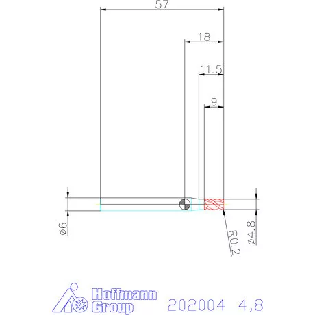 Garant Garant Master Alu PickPocket VHM nagyoló maró HPC 4,8 mm