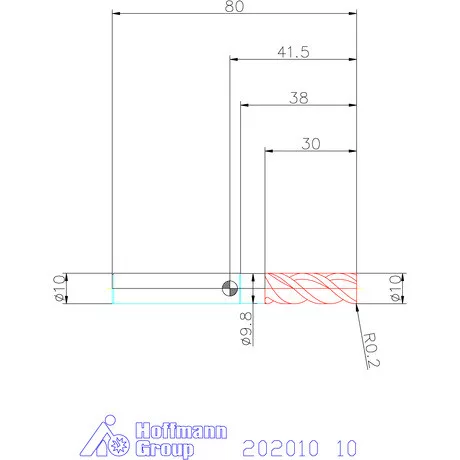 Garant Garant Master Alu PickPocket VHM nagyoló maró HPC 10 mm
