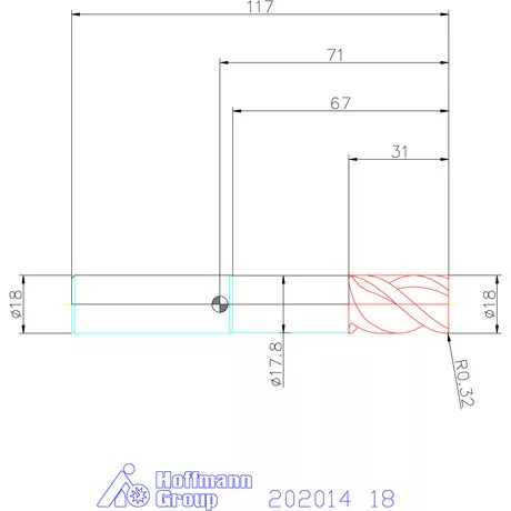 Garant Garant Master Alu PickPocket VHM nagyoló maró HPC 18 mm