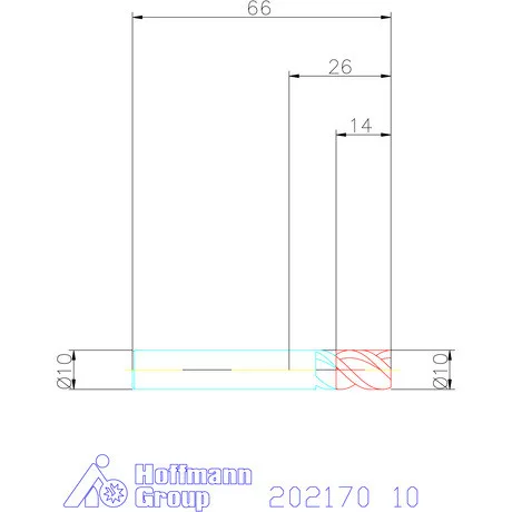 Garant VHM maró DIN 6535 HA 10 mm