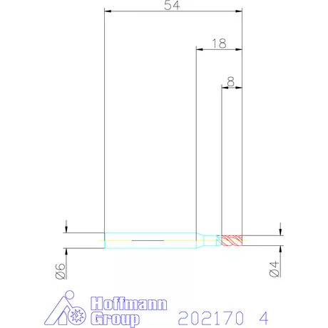 Garant VHM maró DIN 6535 HA 4 mm
