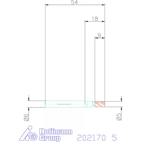 Garant VHM maró DIN 6535 HA 5 mm