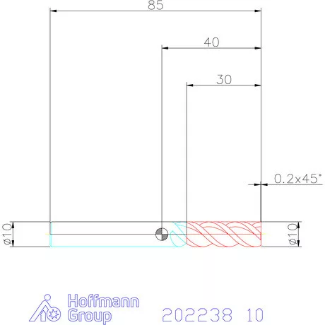 Holex VHM maró 10 mm
