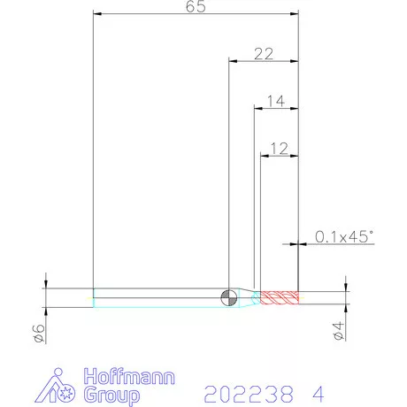 Holex VHM maró 4 mm