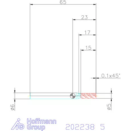 Holex VHM maró 5 mm