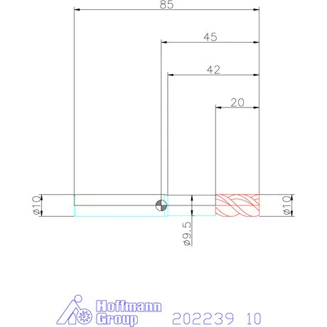 Holex VHM maró 10 mm