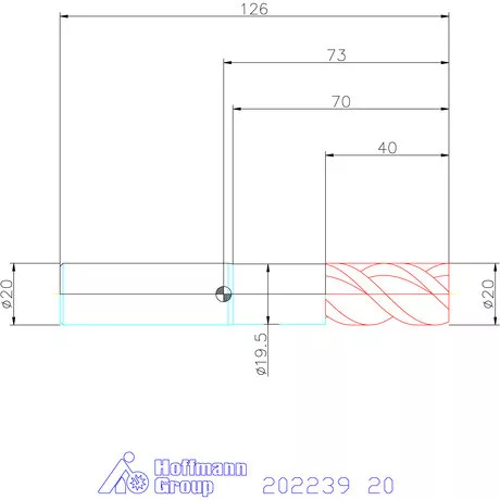 Holex VHM maró 20 mm