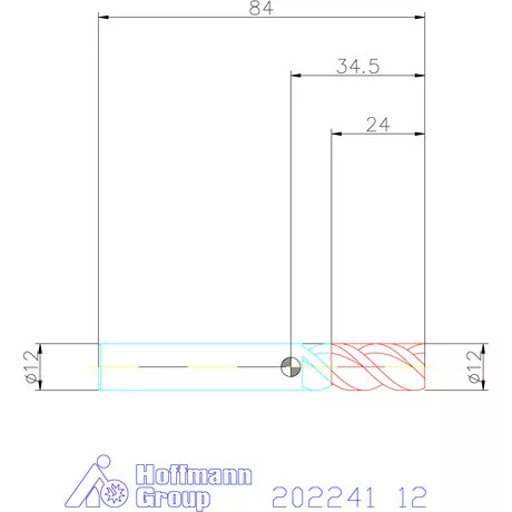 Holex VHM maró 12 mm