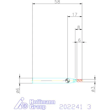 Holex VHM maró 3 mm