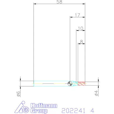 Holex VHM maró 4 mm
