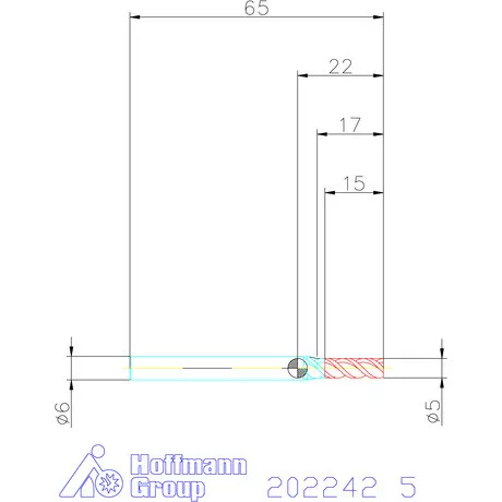 Holex VHM maró 5 mm