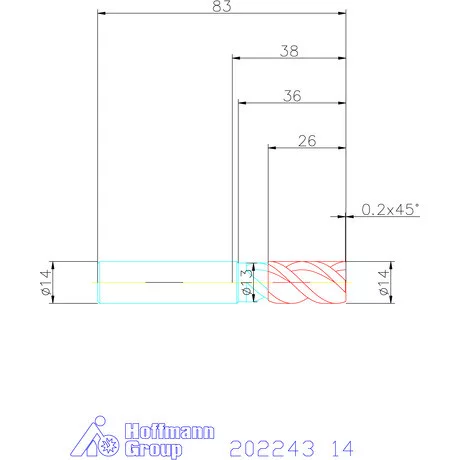Garant VHM maró MTC 14 mm