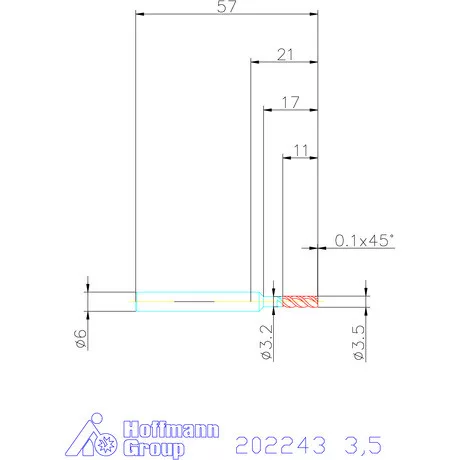 Garant VHM maró MTC 3,5 mm