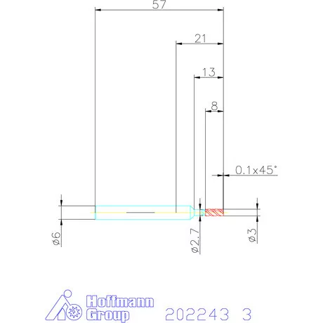 Garant VHM maró MTC 3 mm