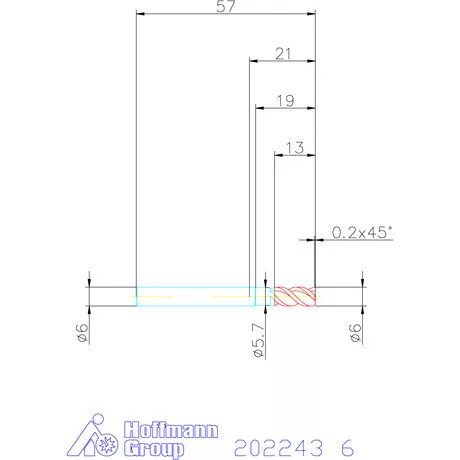 Garant VHM maró MTC 6 mm