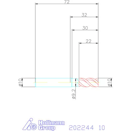 Garant VHM maró MTC 10 mm