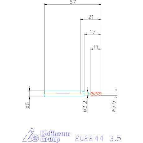 Garant VHM maró MTC 3,5 mm