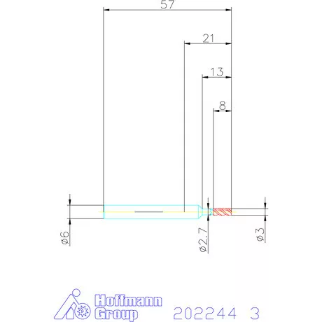 Garant VHM maró MTC 3 mm