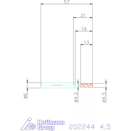 Garant VHM maró MTC 4,5 mm