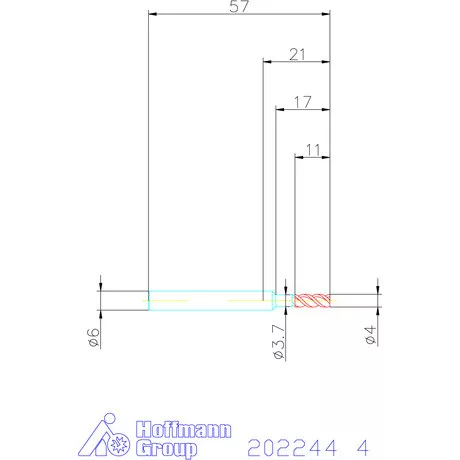 Garant VHM maró MTC 4 mm