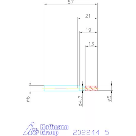 Garant VHM maró MTC 5 mm