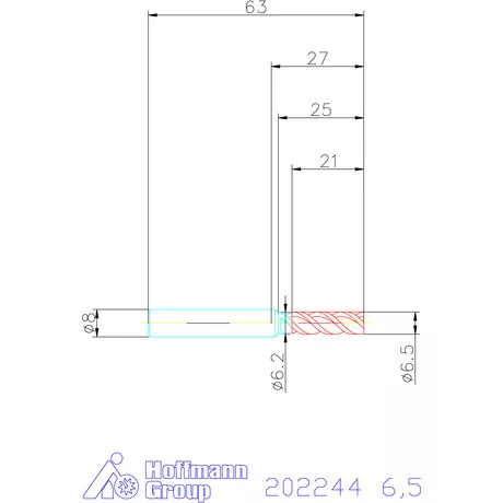 Garant VHM maró MTC 6,5 mm