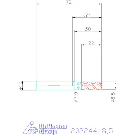 Garant VHM maró MTC 8,5 mm