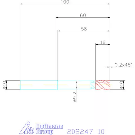 Garant VHM maró MTC 10 mm