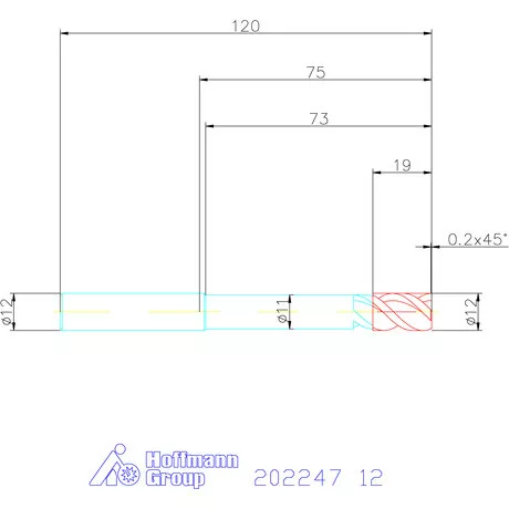 Garant VHM maró MTC 12 mm