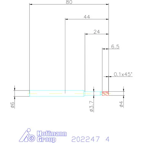 Garant VHM maró MTC 4 mm