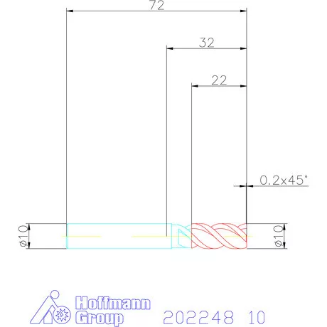 Garant VHM maró HPC 10 mm