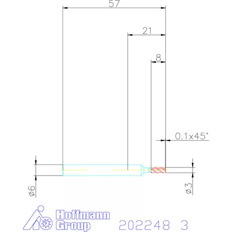Garant VHM maró HPC 3 mm