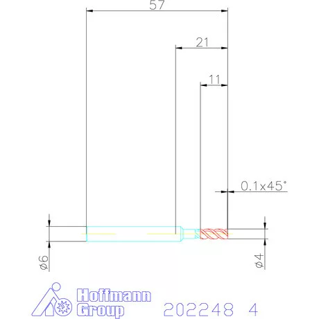 Garant VHM maró HPC 4 mm
