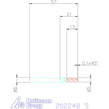 Garant VHM maró HPC 5 mm