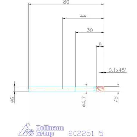 Garant VHM maró HPC 5 mm