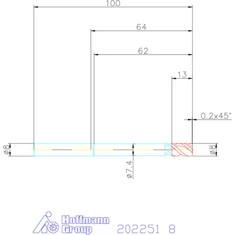 Garant VHM maró HPC 8 mm