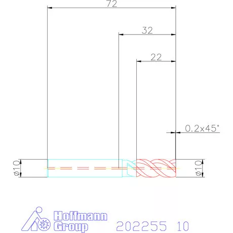 Garant VHM maró belső hűtéssel HPC 10 mm