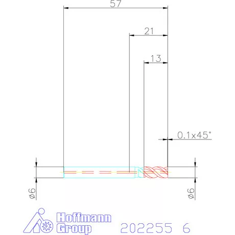 Garant VHM maró belső hűtéssel HPC 6 mm