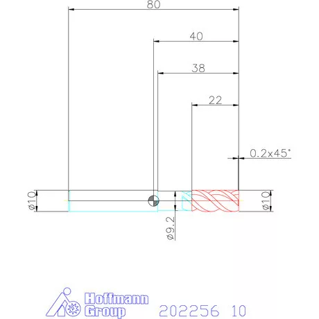 Garant VHM maró MTC 10 mm