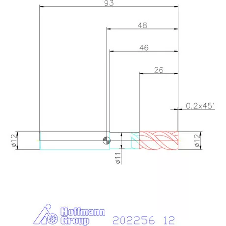 Garant VHM maró MTC 12 mm