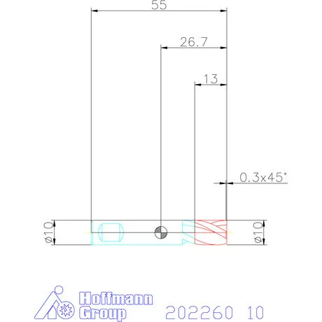 Garant VHM mini-maró 10 mm